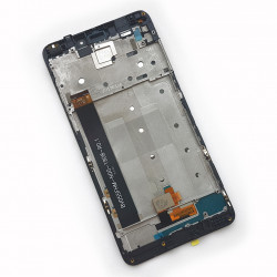 Дисплей Xiaomi Redmi Note 4 с тачскрином и рамкой, черный