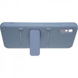 Чехол накладка Allegro для Xiaomi Redmi 9a серо голубая