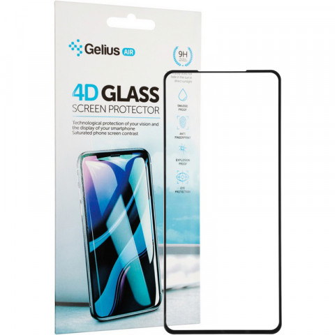 Защитное стекло Gelius Pro 4D для Xiaomi Redmi Note 10 Pro (4D стекло черного цвета)