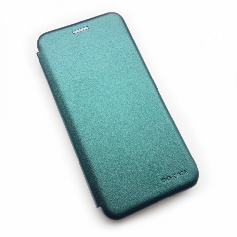 Чехол-книжка G-Case Ranger Series для Xiaomi Redmi Note 9 Pro темно-зеленого цвета