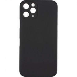 Накладка Gelius Slim Full Cover Case с защитным стеклом для Apple iPhone 11 (черного цвета)