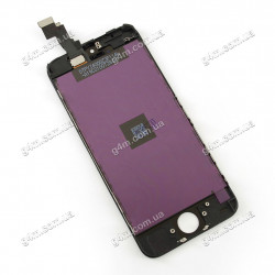 Дисплей Apple iPhone 5C с тачскрином и рамкой, черный