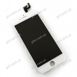 Дисплей Apple iPhone 6S с тачскрином и рамкой, белый (Оригинал)
