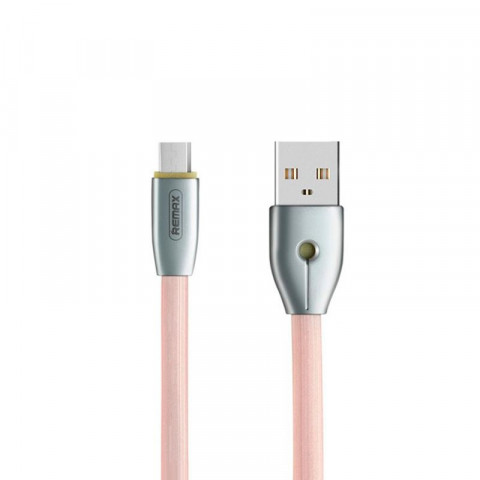 USB дата-кабель Remax  Knight RC-043m microUSB розовый
