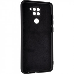 Чехол накладка Full Soft Case для Xiaomi Redmi Note 9 черная