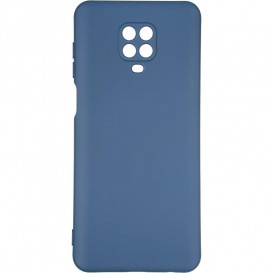 Чехол накладка Full Soft Case для Xiaomi Redmi Note 9 Pro Max синяя