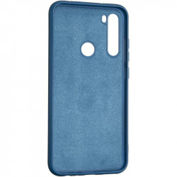 Чехол накладка Full Soft Case для Xiaomi Redmi Note 8, Note 8 (2021 года) синяя