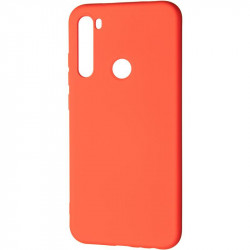 Чехол накладка Full Soft Case для Xiaomi Redmi Note 8, Note 8 (2021 года) красная