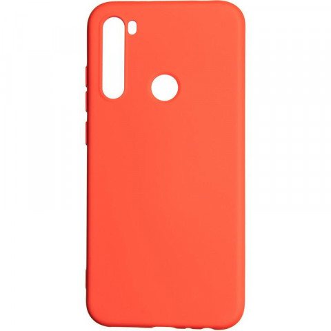 Чехол накладка Full Soft Case для Xiaomi Redmi Note 8, Note 8 (2021 года) красная
