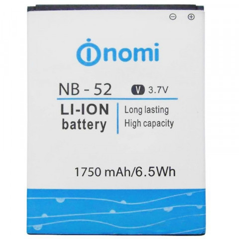 Аккумулятор NB-52 для Nomi i501