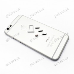 Корпус для Apple iPhone 6 сріблястий, висока якість