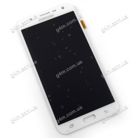 Дисплей Samsung J700F/DS, J700H/DS, J700M/DS Galaxy J7 с тачскрином, белый (Оригинал) без клейкой ленты