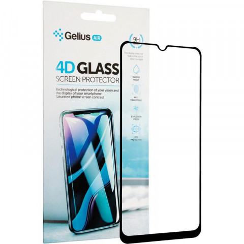 Защитное стекло Gelius Pro 4D для Xiaomi Redmi 9 (4D стекло черного цвета)