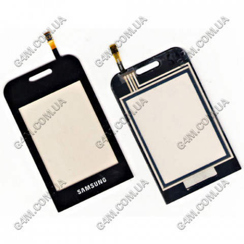 Тачскрин для Samsung E2652, E2652W Champ Duos черный с клейкой лентой
