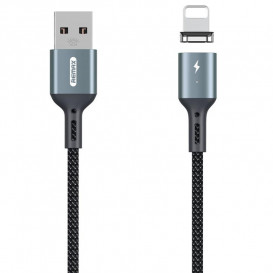 USB дата-кабель Remax Cigan RC-156i Lightning для Apple iPhone черный 1м