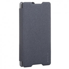 Чехол-книжка NILLKIN для Sony E6533 Xperia Z3+ DS, E6553 Xperia Z3+, Xperia Z4 серого цвета