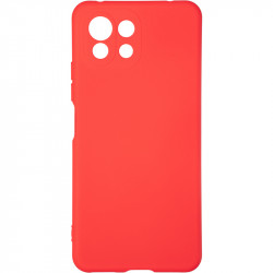 Чехол накладка Full Soft Case для Xiaomi Mi 11 Lite красная