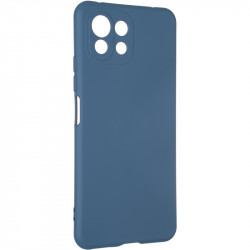 Чехол накладка Full Soft Case для Xiaomi Mi 11 Lite синяя