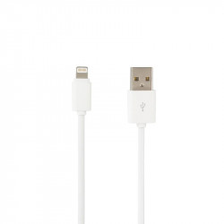 Автомобильное зарядное устройство 2USB LDNIO (3.6A) белое + USB кабель iPhone 5 (DL-C301)