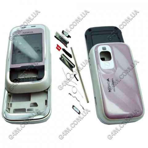 Корпус Nokia 6111 белый с розовым (High Copy)