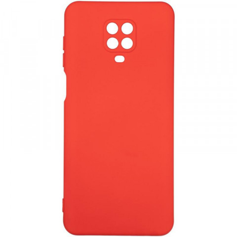 Чехол накладка Full Soft Case для Xiaomi Redmi Note 9s красная