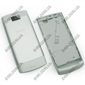 Корпус для Nokia X3-02 Touch and Type білий з середньою частиною, висока якість