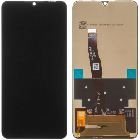 Дисплей Huawei P30 Lite (MAR-LX1M), Nova 4e с тачскрином, черный (Оригинал)