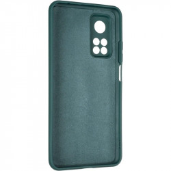 Чехол накладка Full Soft Case для Xiaomi Mi 10t зеленая