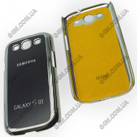 Накладка пластиковая с черной аллюминиевой вставкой Samsung i9300 Galaxy S3