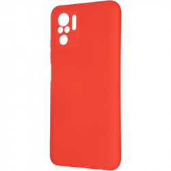 Чехол накладка Full Soft Case для Xiaomi Redmi Note 10. Redmi Note 10s красная