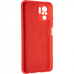 Чехол накладка Full Soft Case для Xiaomi Redmi Note 10. Redmi Note 10s красная