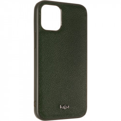 Чехол накладка Kajsa Luxe Apple iPhone 12 Mini зеленая