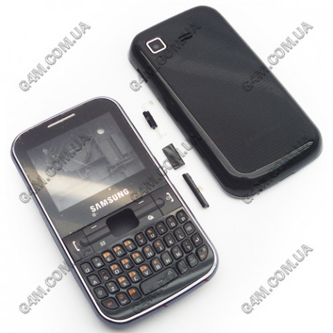 Корпус для Samsung C3222 чорний з клавіатурою, висока якість
