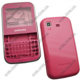 Корпус для Samsung C3222 рожевий, висока якість