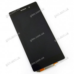 Дисплей Sony D6502, D6503 Xperia Z2 с тачскрином, черный (Оригинал)