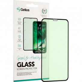 Защитное стекло Gelius Green Life для Apple iPhone 11 Pro, X, XS (3D стекло черного цвета)