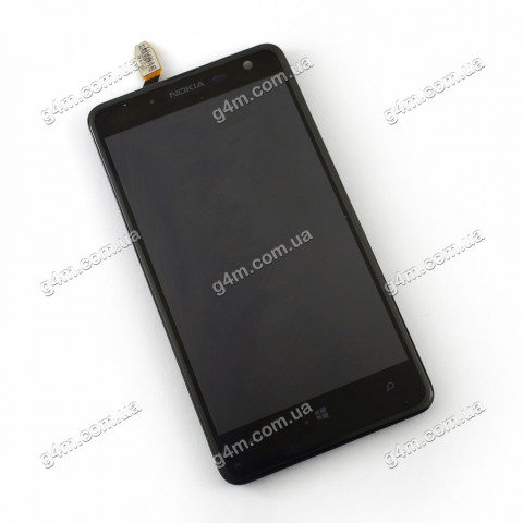 Дисплей Nokia Lumia 625 с тачскрином и рамкой (Оригинал)