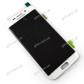 Дисплей Samsung G925F Galaxy S6 EDGE белая (Оригинал)