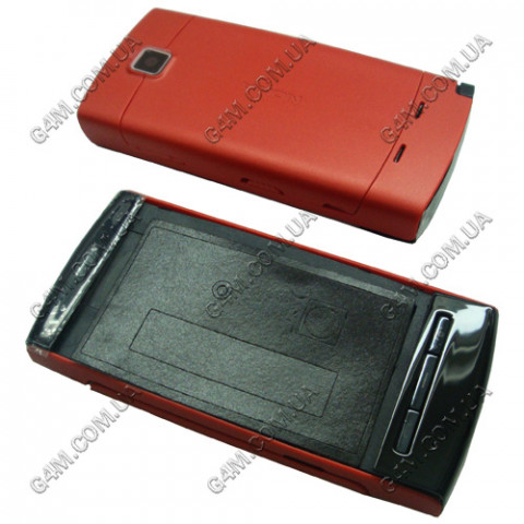 Корпус Nokia 5250 красный с клавиатурой, High Copy