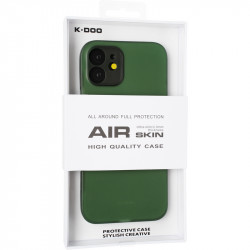 Чехол накладка K-DOO Air Skin для Apple iPhone 12 (зеленого цвета)