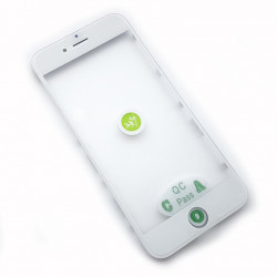 Стекло сенсорного экрана с рамкой и OCA пленкой для Apple iPhone 6: 4.7-дюйма, белое