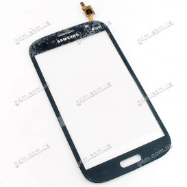 Тачскрин для Samsung i9080, i9082 Galaxy Grand Duos темно-синий с клейкой лентой