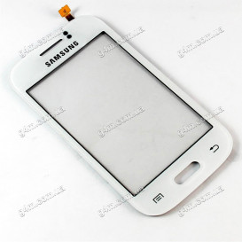 Тачскрин для Samsung S6310 Galaxy Young, S6312 Galaxy Young с клейкой лентой, белый