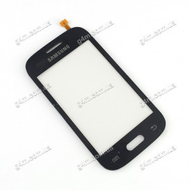Тачскрин для Samsung S6310 Galaxy Young, S6312 Galaxy Young с клейкой лентой, черный