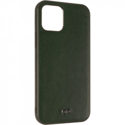 Чехол накладка Kajsa Luxe Apple iPhone 12, Apple iPhone 12 Pro зеленого цвета