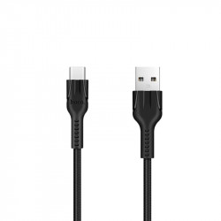 USB дата-кабель Type-C Hoco U31 Benay, 1 метр, черный