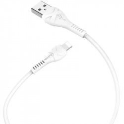 USB дата-кабель Hoco X37 Cool Power Lightning 1 метр, белый