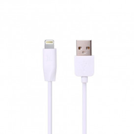 USB дата-кабель Hoco X1 Rapid Lightning білий, 1 метр