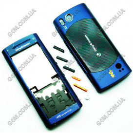 Корпус для Sony Ericsson W902 темно-синій, висока якість