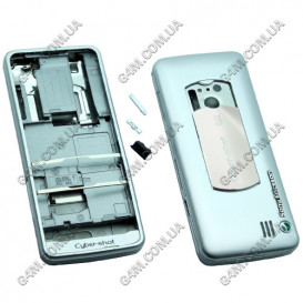 Корпус для Sony Ericsson C901 сріблястий, висока якість